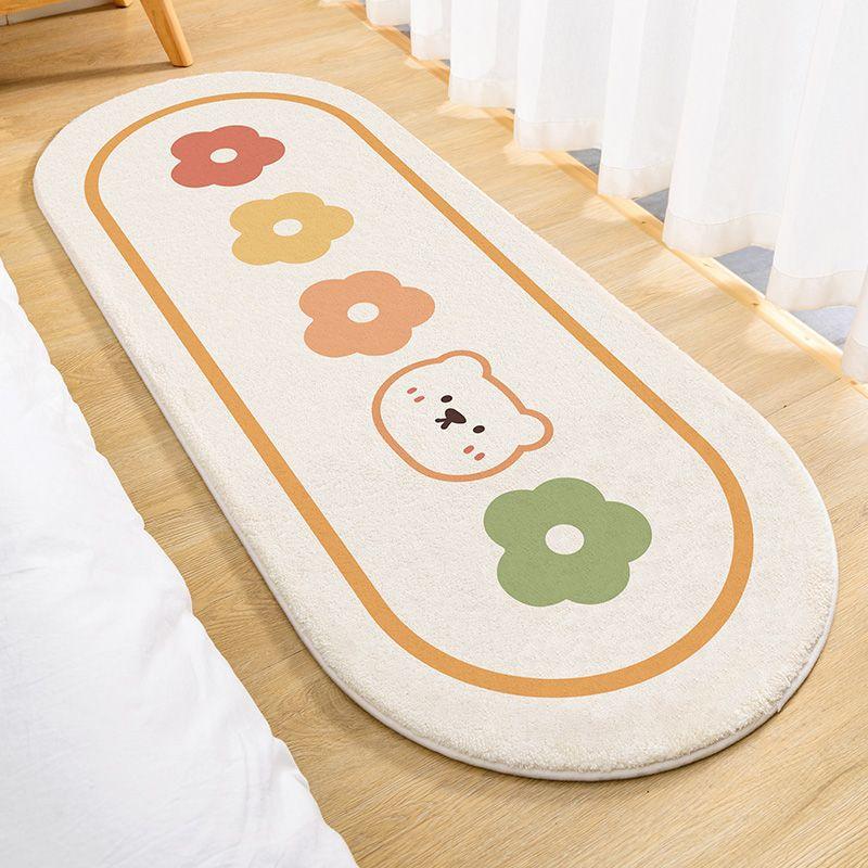 Bedroom Bed Rug Living Room Coffee Table Mat Toilet Door Toilet Door Absorbent Non-slip Foot Mat Bathroom Floor Mat