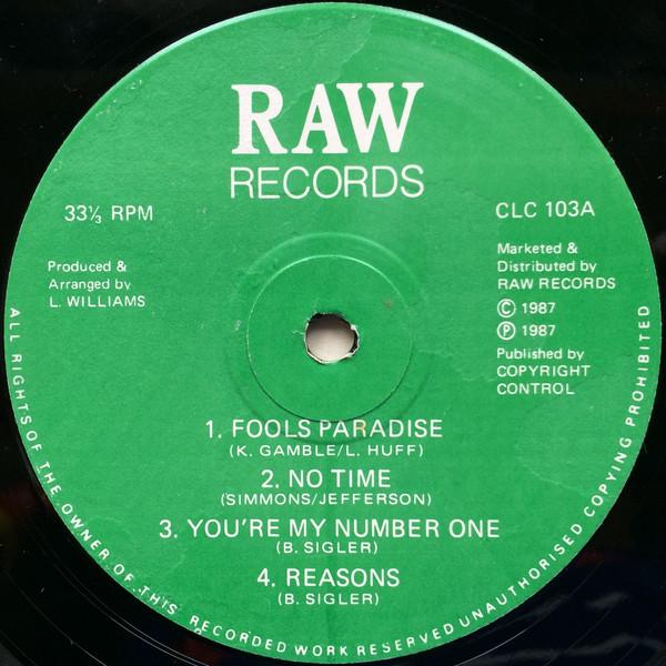 12inch Record VARIOUS - Untitled CLC103 Raw Records 1987 UK Soul/Funk Used