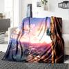 1pc Eerie Eye Symbol Light flannel Blanket for Super Soft Cute Comfort Blanket for Travel Bedding Couch Sofa Blanket Y82554