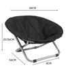 Portable pet moon chair outdoor camping cat dog foldable bed adjustable height elevated bed thick warm seat cover