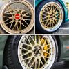 BBS Metallböjd Yta Bilfälgslock Dekaler 4ST 56mm 60mm 65mm 70mm BBS Däcknavsdekal Röd Guld Svart Silver