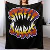 Street Sharks Logo Vintage Throw Blanket Reusable Durable Soft Blanket for All Seasons