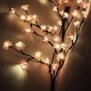 Creative LED Cherry Blossom Light Luminous Artificial Flower Night Light  Party Supplies