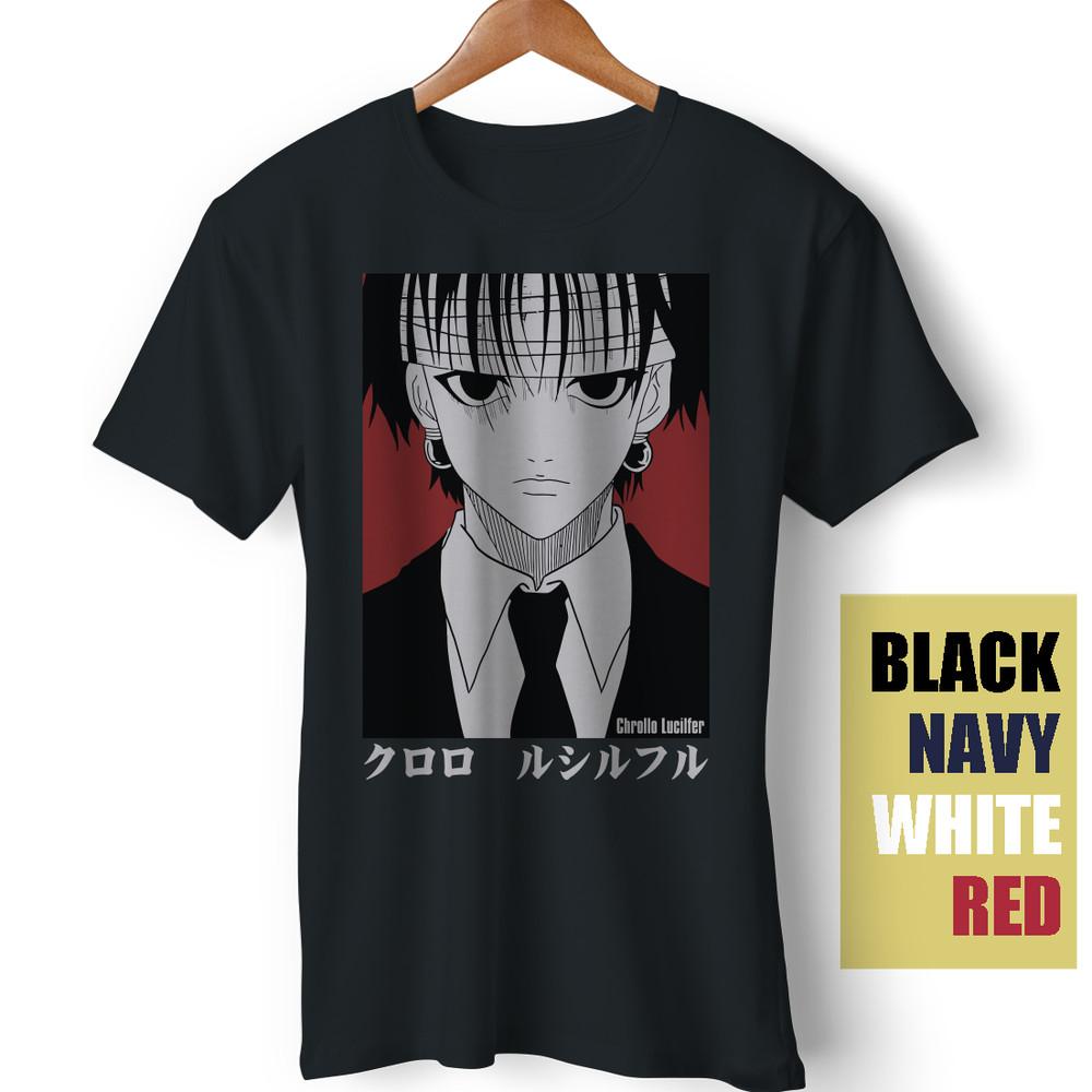 BOUNTEES T-Shirt Chrollo Lucilfer Phantom Troupe 0 Hunter X Anime Funny Gift Tee Unisex T-Shirt XXXL