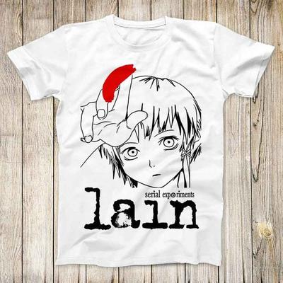 Serial Experiments Lain Tee Science Fiction Top Anime Super Cool Ergo Proxy Texhnolyze Gift Unisex T-Shirt 2654