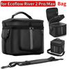 Portable Power Station Bag Waterproof Protective Case Anti-drop Multiple Pockets for Ecoflow River 2 Pro for Ecoflow River 2 Max