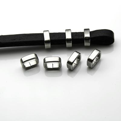 30 Stück/Los Edelstahl Metall Große Loch Abstandshalter Perlen/Anhänger Schiebe Stopper Perlen Zubehör für Armband Schmuck DIY Handgemacht