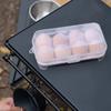 Egg Carrier Box for Fishing, Camping, and Refrigerator Storage with Organizer Features