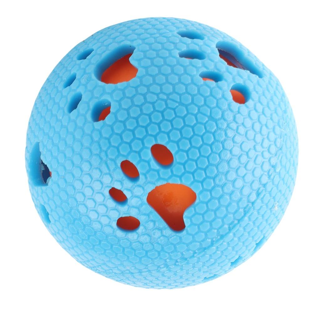 Washable Treat Dispensing Ball TPR Rubber Dog Molar Toy Safe Dog Chew Ball Interactive Play