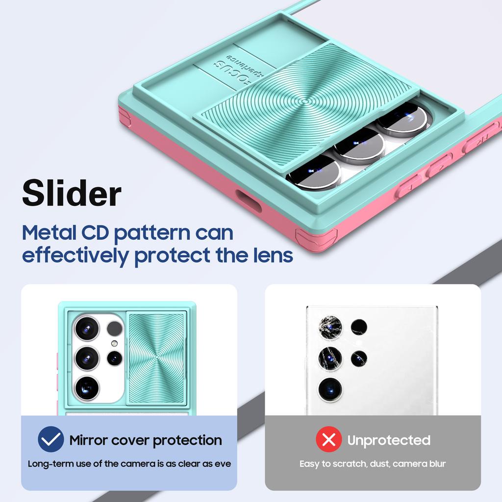 Applicable to Samsung S25 Ultra mobile phone case, Extraordinary Charm Armor push window protective case S25u transparent acrylic