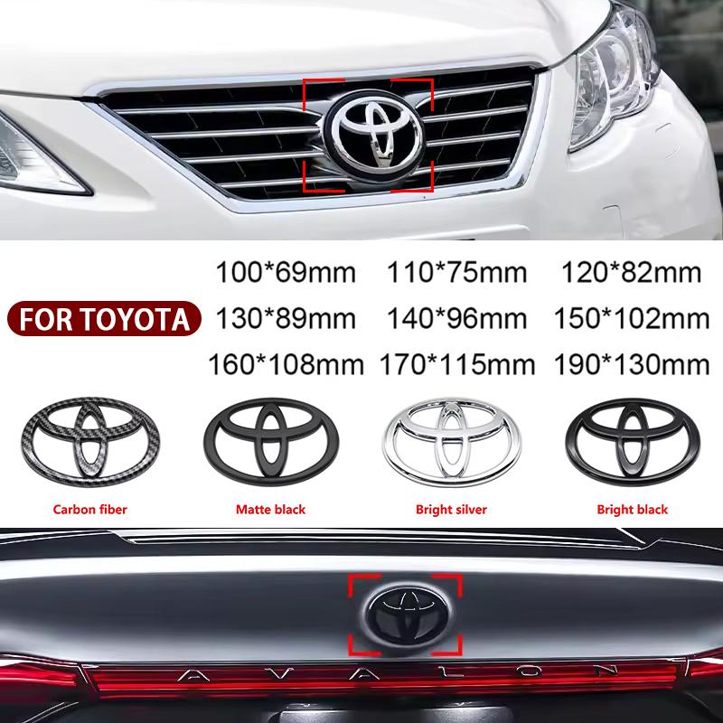 Do Toyoty 2026 Nowe Kołpaki 3D Seria z Logo Samochodu Przednia Grill Osłona Silnika Emblemat Maski Tylny Bumper Bagażnika Odznaka Do Toyota Cor