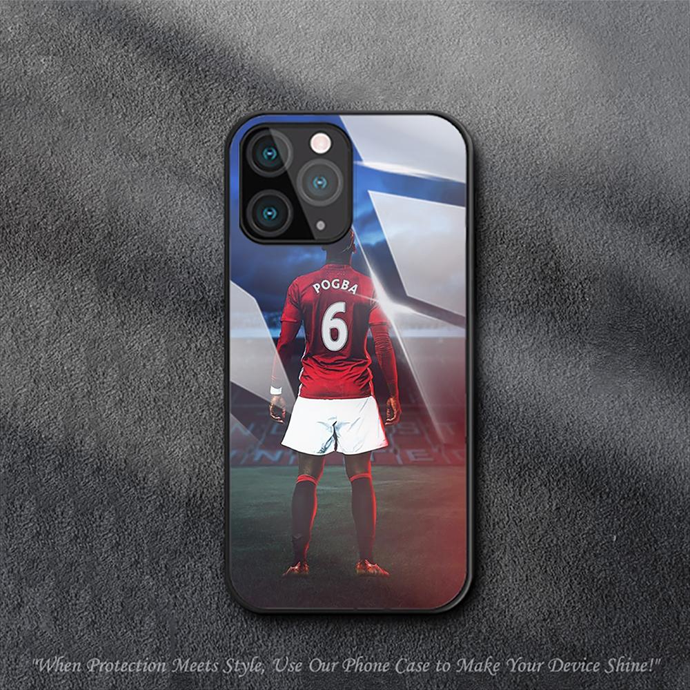 Paul Pogba 6 Soccer Case For iPhone Samsung Galaxy Redmi Note S 17 16 15 14 13 20 24 25 54 Pro Max Ultra Fe Air Tempered Glass Cover