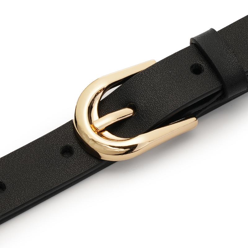 Women's Versatile Casual New Student Korean Version Jeans Belt with Skirt Decorative Sweater Skirt Pin Buckle Belt