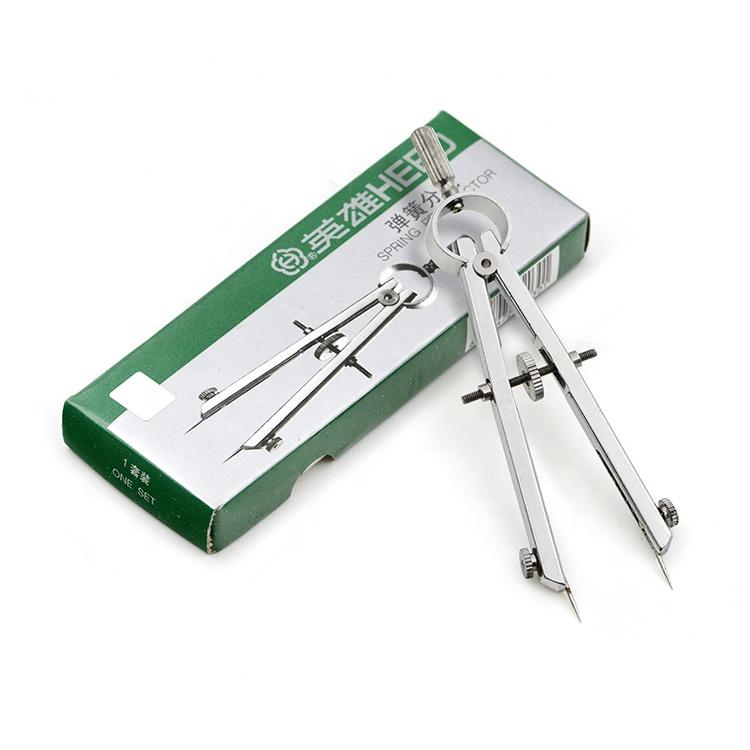 Professional Metal Alloy Spring Compass Protractor Jewelry DIY Industrial Marking Gauge Precision Drawing Positioning Divider