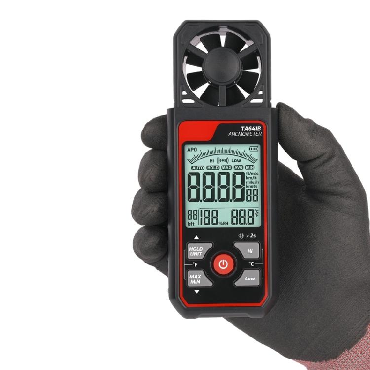 Anemometer Handheld LCD Digital Wind Speed Meter Gauge for Measuring WindChills