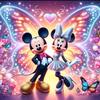 Disney ציור יהלומים 5D מיקי מיני ערכת פסיפס תפר צלב קישוט לבית מדבקת קיר מתנה בעבודת יד DIY