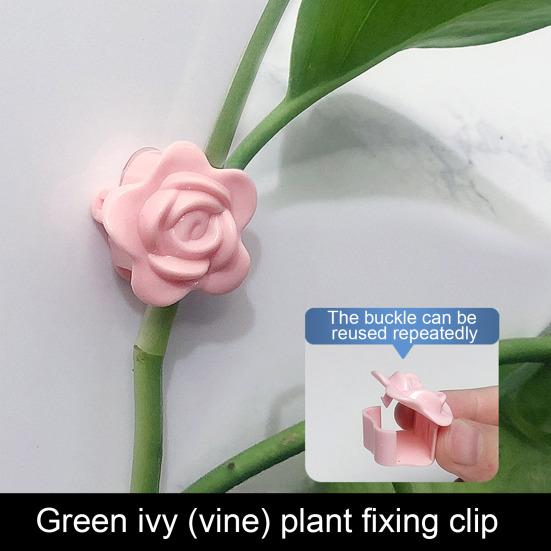 10Pcs Plant Climbing Wall Fixture Clip Self-Adhesive Climbing Vine Fixing Hook Traction