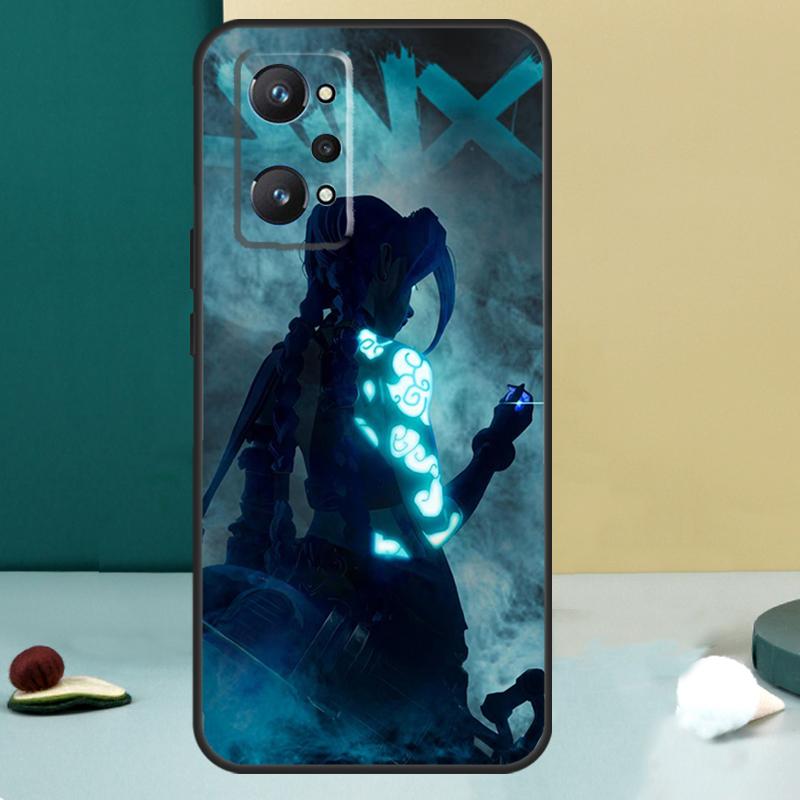 Jinx Arcane For Realme 14 13 Pro Plus 10 11 12 GT 5 6 6T GT7 Pro C61 C55 C53 C51 C21Y C25S C75 C67 Case