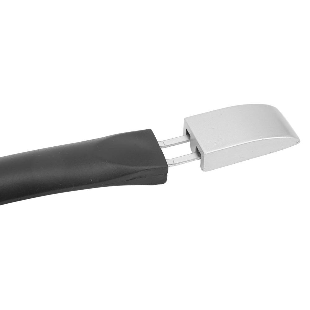 2 Pcs /Set Durable Plastic Luggage Handle Flexible Black Suitcase Handle Luggage Pull Handle Travel Cases