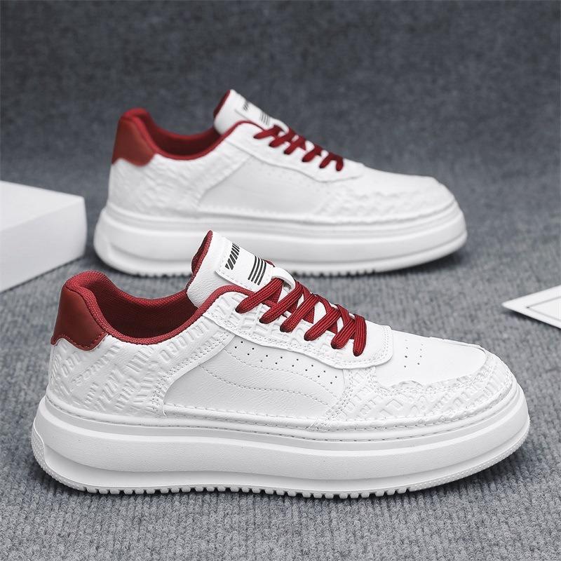 

Men s shoes autumn new soft-soled shock-absorbing breathable sports and leisure shoes trendy versatile white shoes 44