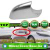 Right Side Rearview Mirror Cover Lower Holder Silver For Tesla Model 3 2017-2022