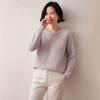 Women's Slimming Round Neck Long Sleeve Cashmere Knit Sweater