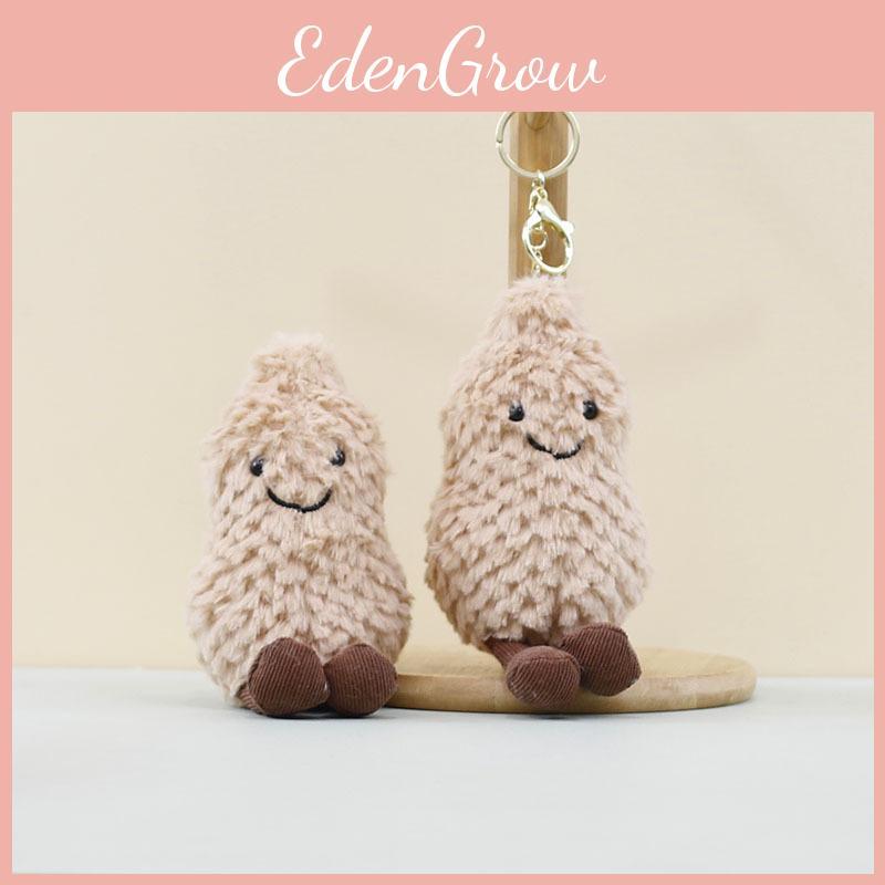 Charismatic Plush Soft Peanut Keychain Accessory With Appealing Color And Design Everyone For