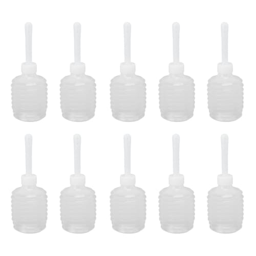 10 Easy-to-Use Portable 200ml Enema Bulbs (White)