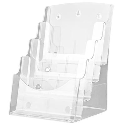 KINOKINO Catalog Stand Brochure Case (A4 Vertical, 4 Tiers, 1 Piece)
