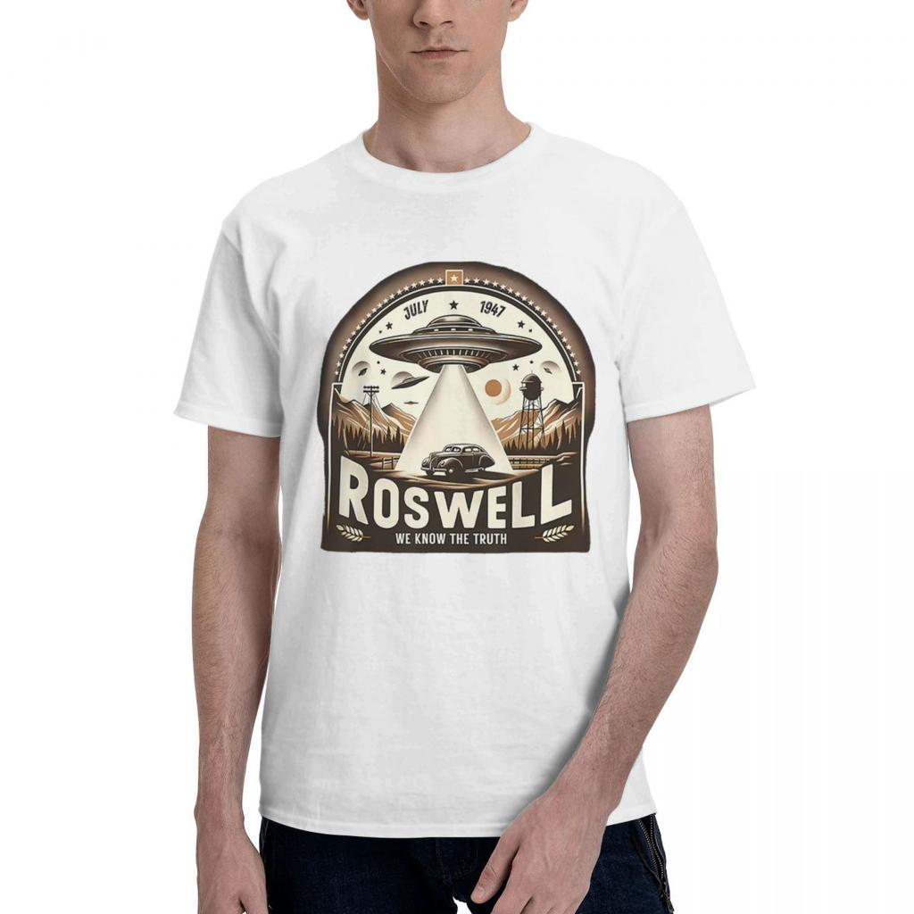 Roswell 1947 Alien 100 Cotton Casual Breathable Confortable Anime New Gifts And TShirts Mens Shirt