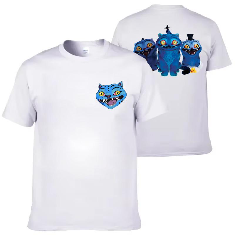 K-pop Lovkyně démonů Rumi Mira Zpey Vzor filmu Unisex Originální Harajuku styl Vysoce kvalitní bavlněné tričko Streetwear