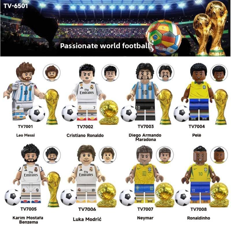 Global Football Cup Figures With Diy Assembly For Kids And Collectors