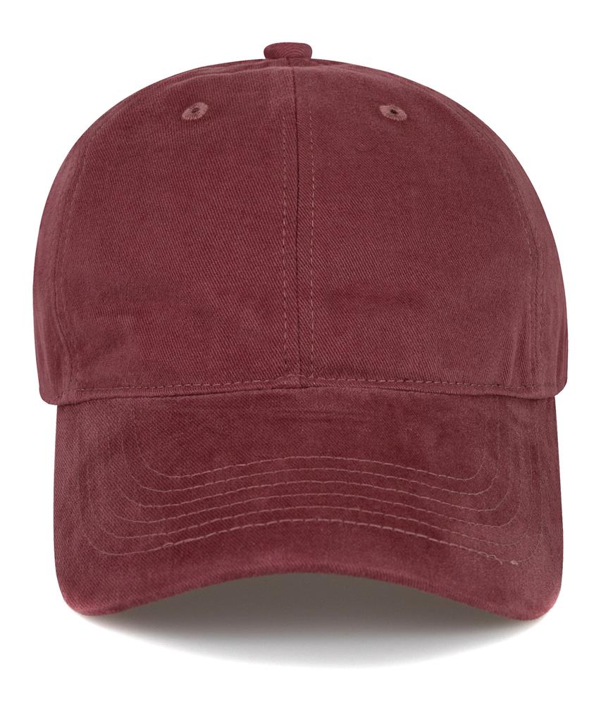 Chaebteo Signature Peach Ball Cap - Burgundy