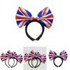 Platinum Jubilee Union Jack Bow Tie Headband Hairband For Men And Women Perfect For Celebrations