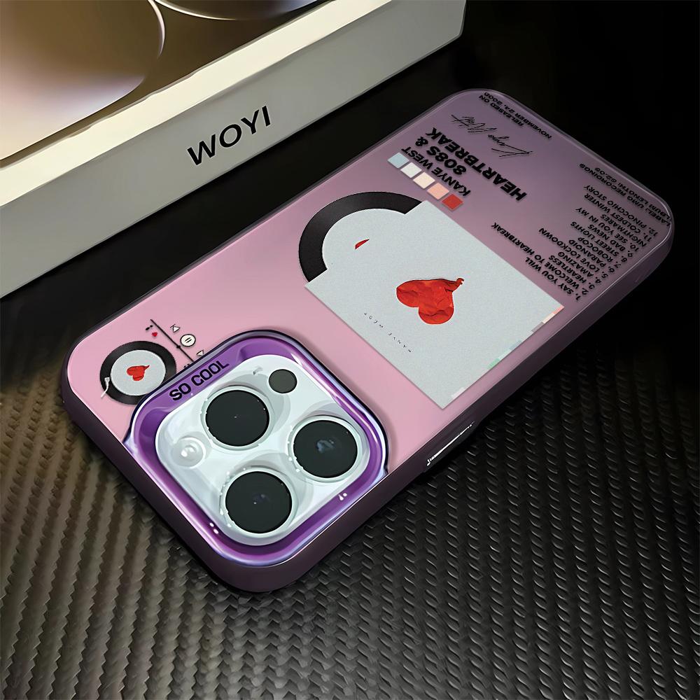 Music CD Case For Iphone 16 Pro 16E Cover For Iphone 15 14 13 12 11 Pro Max Cover Funda Bumber Coque 16 Pro Case Funda