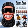 White Mustache Old Man Balaclava Face Mask Funny Ski Mask  Outdoor/Cycling/Pranks/Party