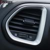 For Jeep Renegade 2014-   2024 2025 Matte Car Front Side Air Condition Vent Outlet Cover Trim Interior Accessories