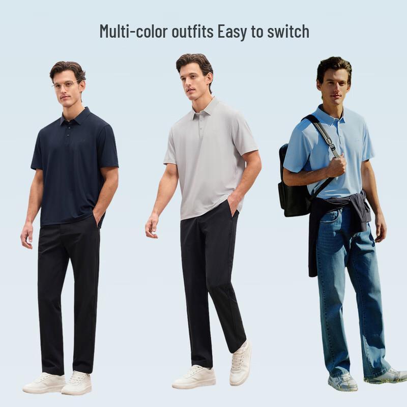 EMZ Men's Short Sleeve Polo Shirt
