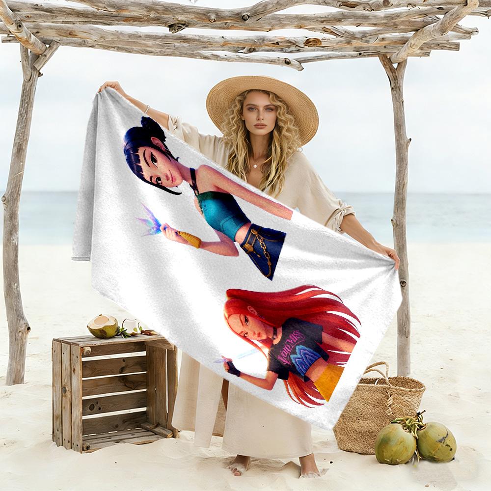 Stars Party Beach Towel Soft Durable Quick-Dry Comfortable Lightweight