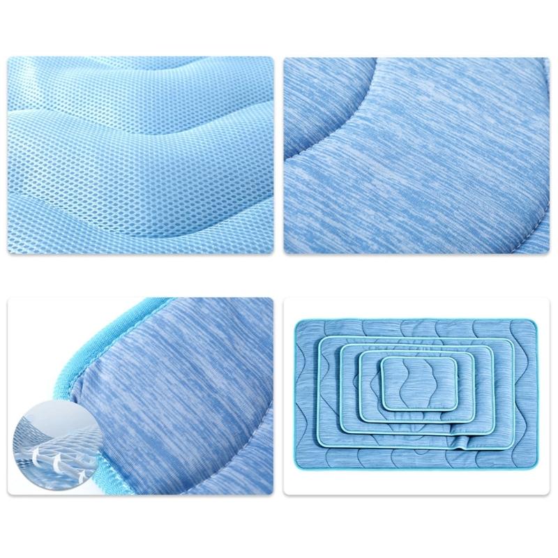 Reversible Pet Cooling Mat, Dogs and Cats, Washable Large Bed Cushion for Kennels, Sofa Use and Indoor Room Area