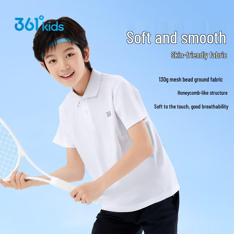 361° Kids' Quick Dry Breathable Summer Sport Polo Shirt
