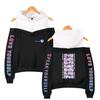 Moda damska Love Yourself Print Swetry Bluzy Bluza Outdoor Casual Off Shoulder Hoodies