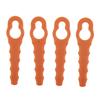 Blade Trimmer Blades 79x19mm Orange Color Plastic Replacement Parts Garden Hand Tools For Worx WG150/WG151/WG151