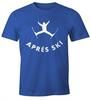 Men's T-Shirt Apres Ski Jump Beer Fun Shirt Moonworks®-