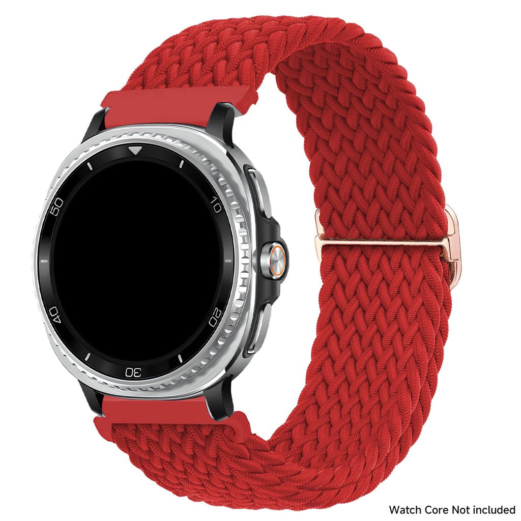 Bracelet en nylon tressé pour Samsung Galaxy Watch 8 40mm 44mm/Watch 8 Classic 46mm Bracelet sans espace pour Galaxy Ultra 2025 Bracelet en nylon