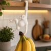 Plastic Banana Hook Punch-free Banana Holder Multi-functional Monkey Shaped Wall Hook Bedroom