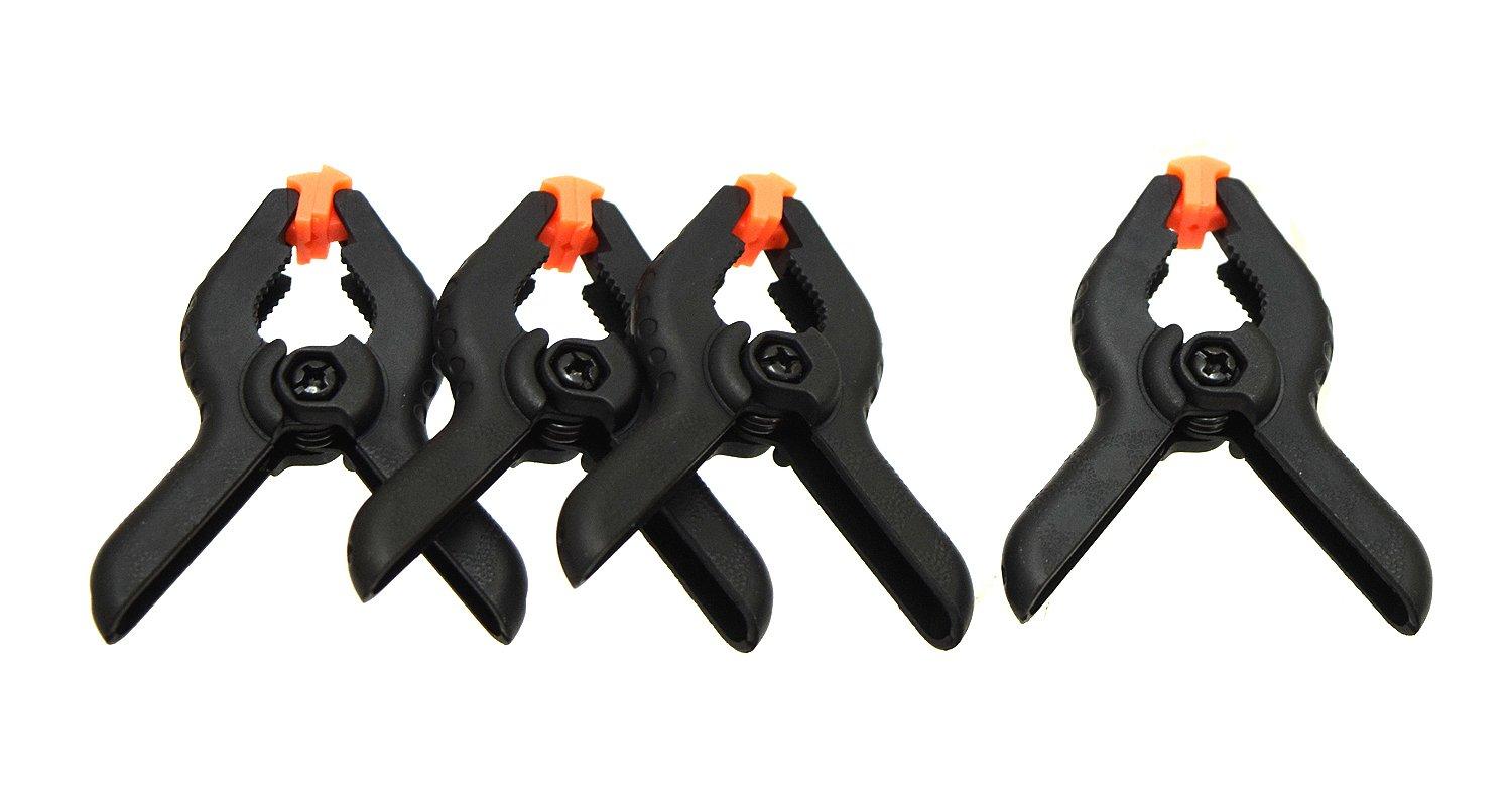 Takagi GISUKE Mini Nylon Set of 4 Clamps, 20mm, чёрный