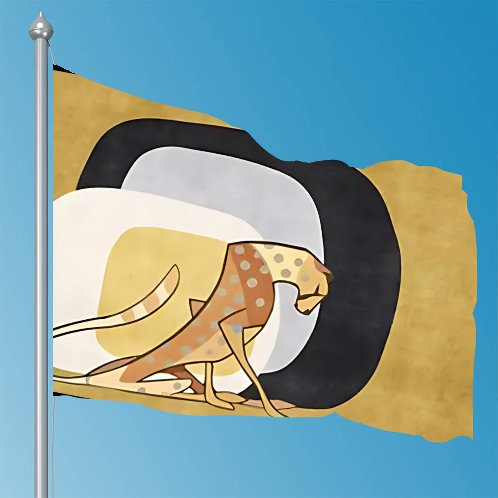 

wEstampadosDe LeopardosParasFlags Room Decor Outdoor Decors Personalized Items Flags For Bedrooms Home Funny 74x94cm(29x37in)