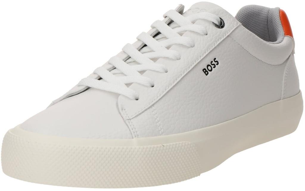 Hugo Boss Aiden Tenn Sneaker кроссовки белый оранжевый
