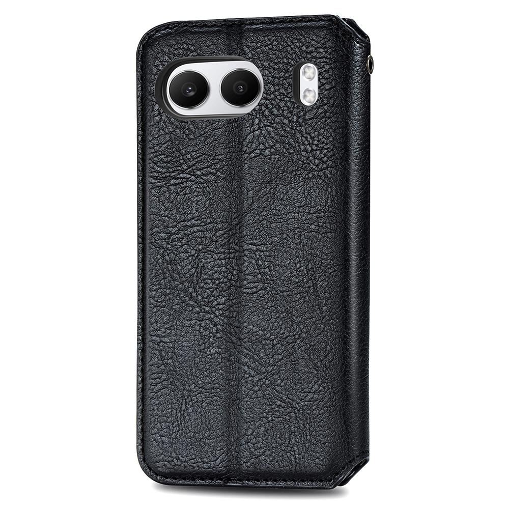 For OnePlus Nord 4 PU Leather Case Rhombus Imprint Wallet Stand Phone Cover